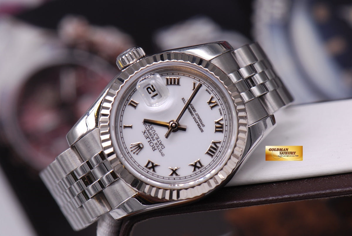 [SOLD] ROLEX OYSTER PERPETUAL DATEJUST 26mm STAINLESS STEEL Ref 179174 (NEAR MINT)