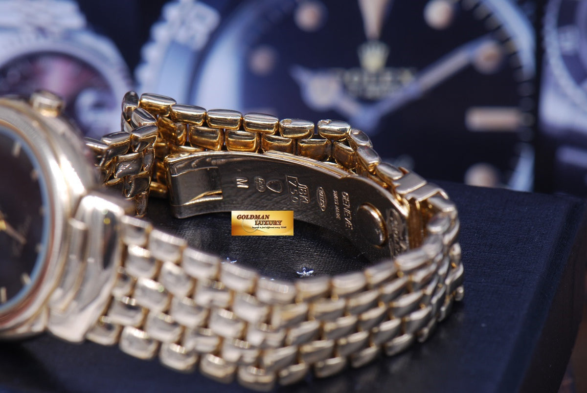 [SOLD] ROLEX GENEVE CELLINI 18K YELLOW GOLD LADIES QUARTZ Ref 6621 (MINT)