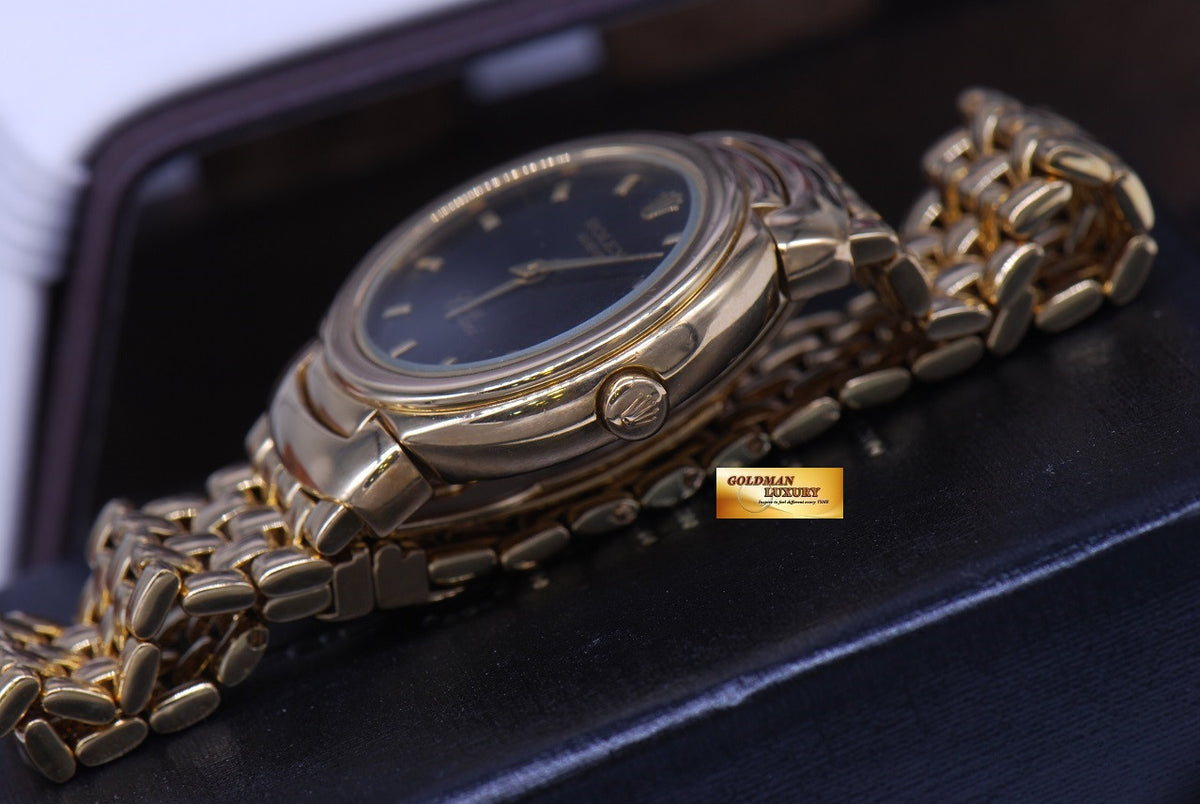 [SOLD] ROLEX GENEVE CELLINI 18K YELLOW GOLD LADIES QUARTZ Ref 6621 (MINT)