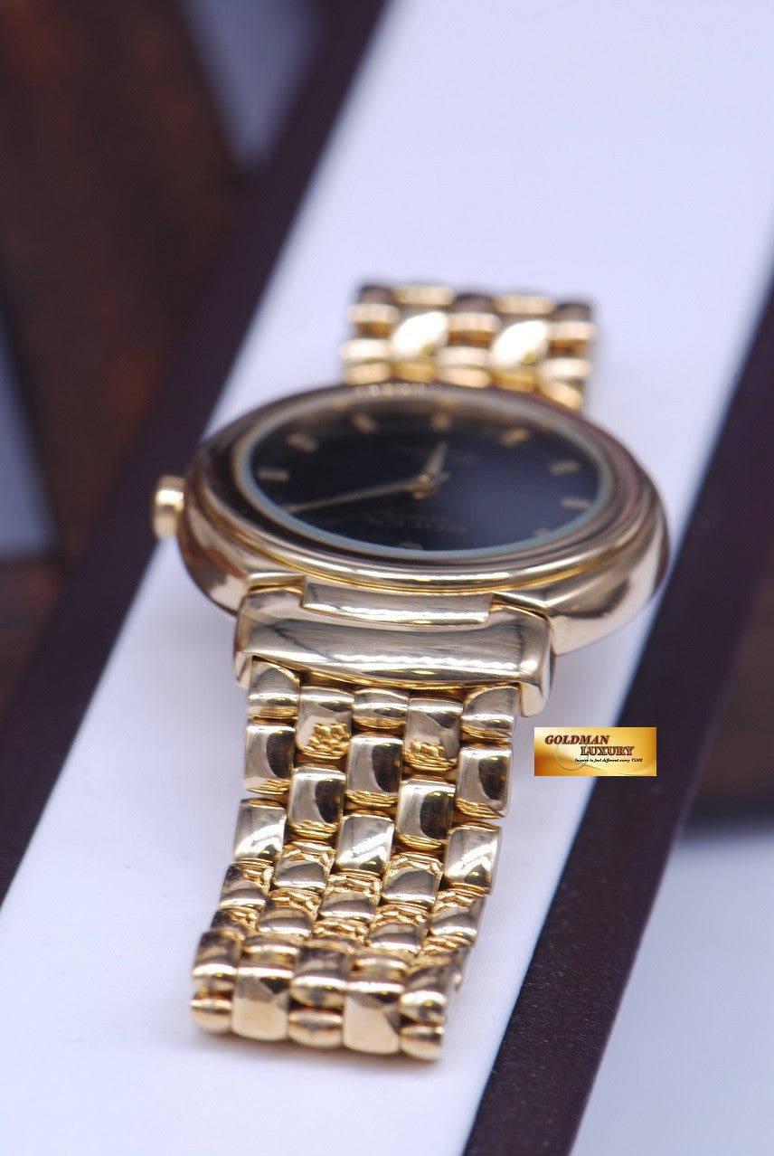 [SOLD] ROLEX GENEVE CELLINI 18K YELLOW GOLD LADIES QUARTZ Ref 6621 (MINT)