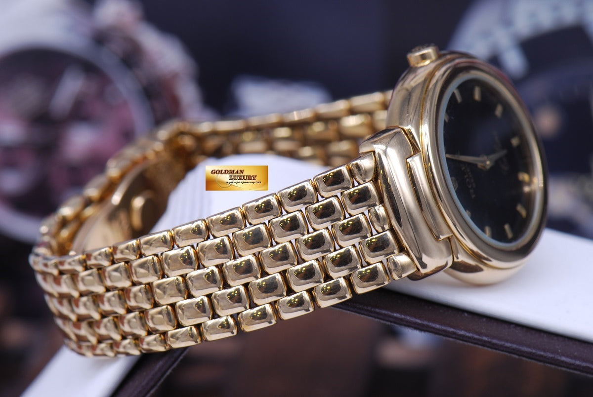 [SOLD] ROLEX GENEVE CELLINI 18K YELLOW GOLD LADIES QUARTZ Ref 6621 (MINT)