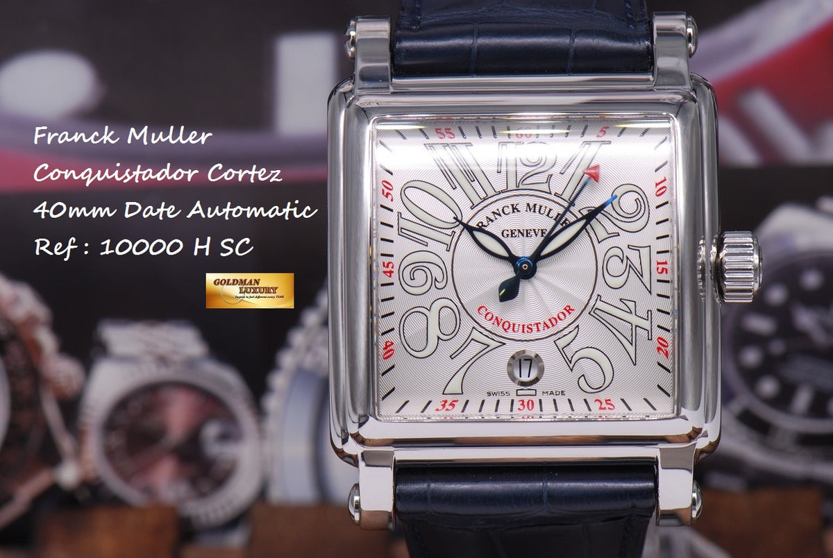 [SOLD] FRANCK MULLER CONQUISTADOR CORTEZ 40mm Ref 10000H SC AUTOMATIC