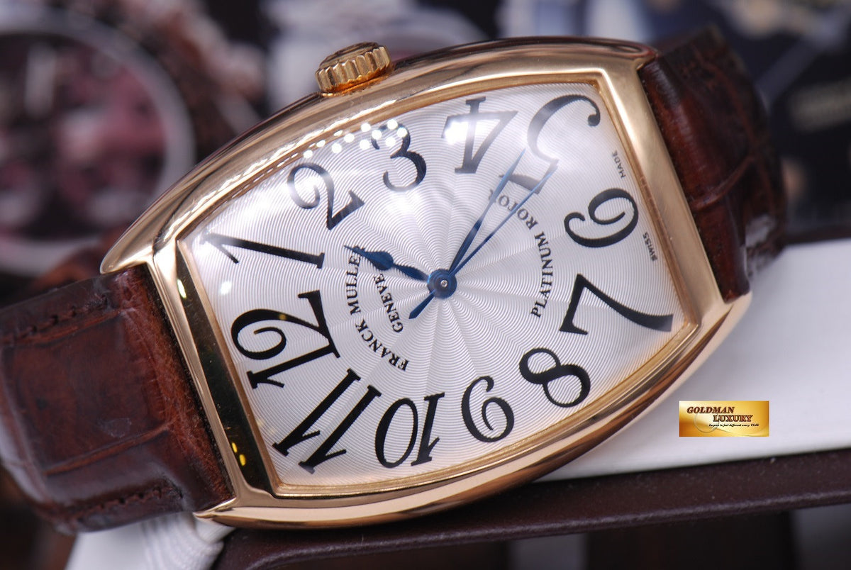 [SOLD] FRANCK MULLER CURVEX 18K ROSE GOLD 6850 SC AUTOMATIC (MINT)