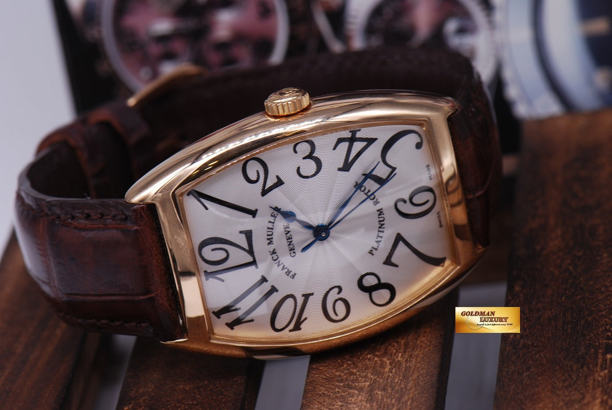 [SOLD] FRANCK MULLER CURVEX 18K ROSE GOLD 6850 SC AUTOMATIC (MINT)