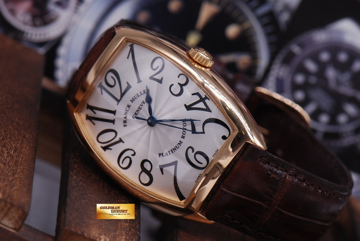 [SOLD] FRANCK MULLER CURVEX 18K ROSE GOLD 6850 SC AUTOMATIC (MINT)