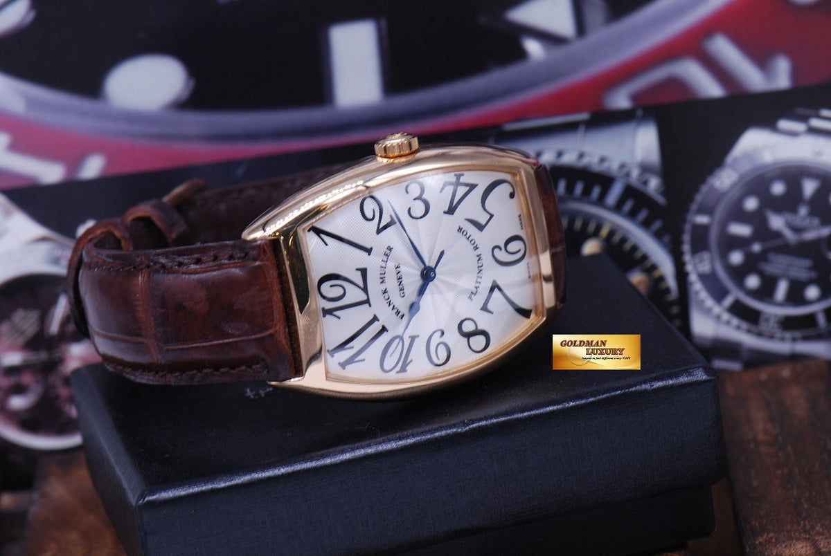 [SOLD] FRANCK MULLER CURVEX 18K ROSE GOLD 6850 SC AUTOMATIC (MINT)