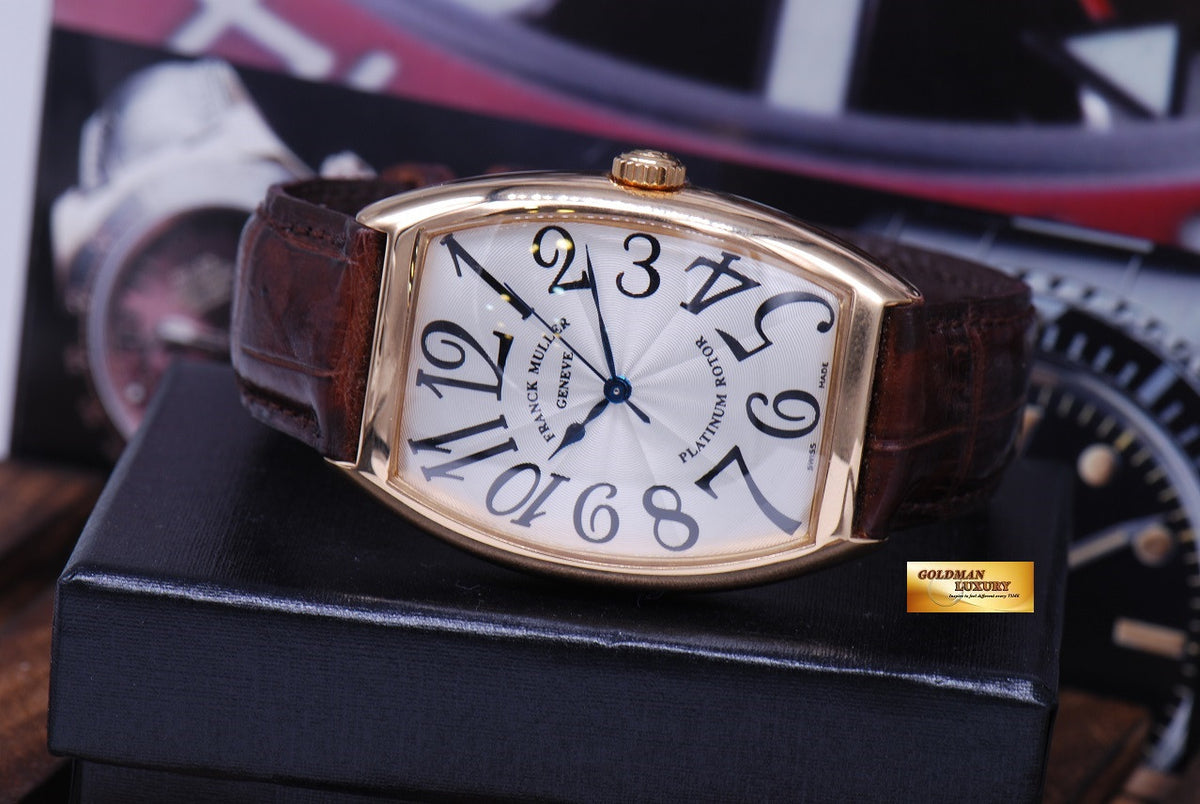 [SOLD] FRANCK MULLER CURVEX 18K ROSE GOLD 6850 SC AUTOMATIC (MINT)