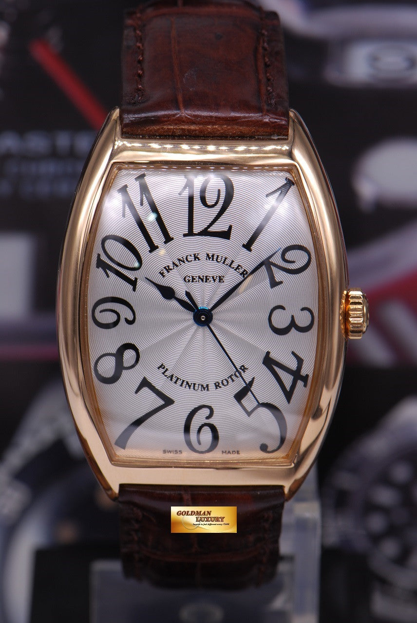 [SOLD] FRANCK MULLER CURVEX 18K ROSE GOLD 6850 SC AUTOMATIC (MINT)