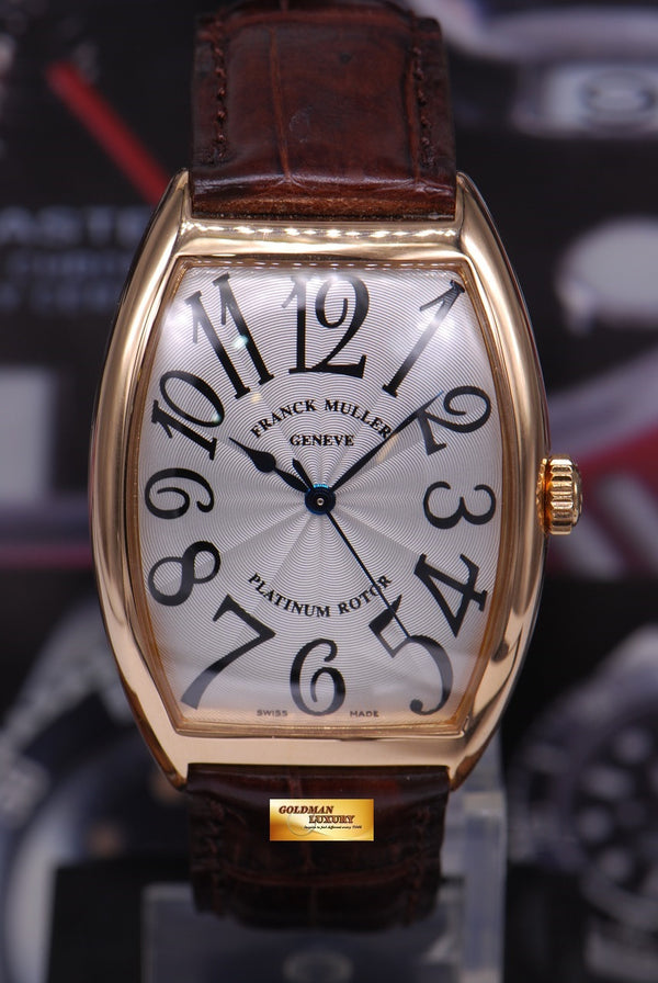 [SOLD] FRANCK MULLER CURVEX 18K ROSE GOLD 6850 SC AUTOMATIC (MINT)