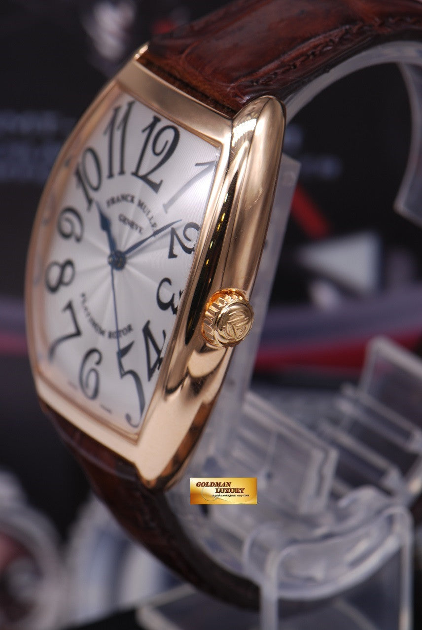 [SOLD] FRANCK MULLER CURVEX 18K ROSE GOLD 6850 SC AUTOMATIC (MINT)