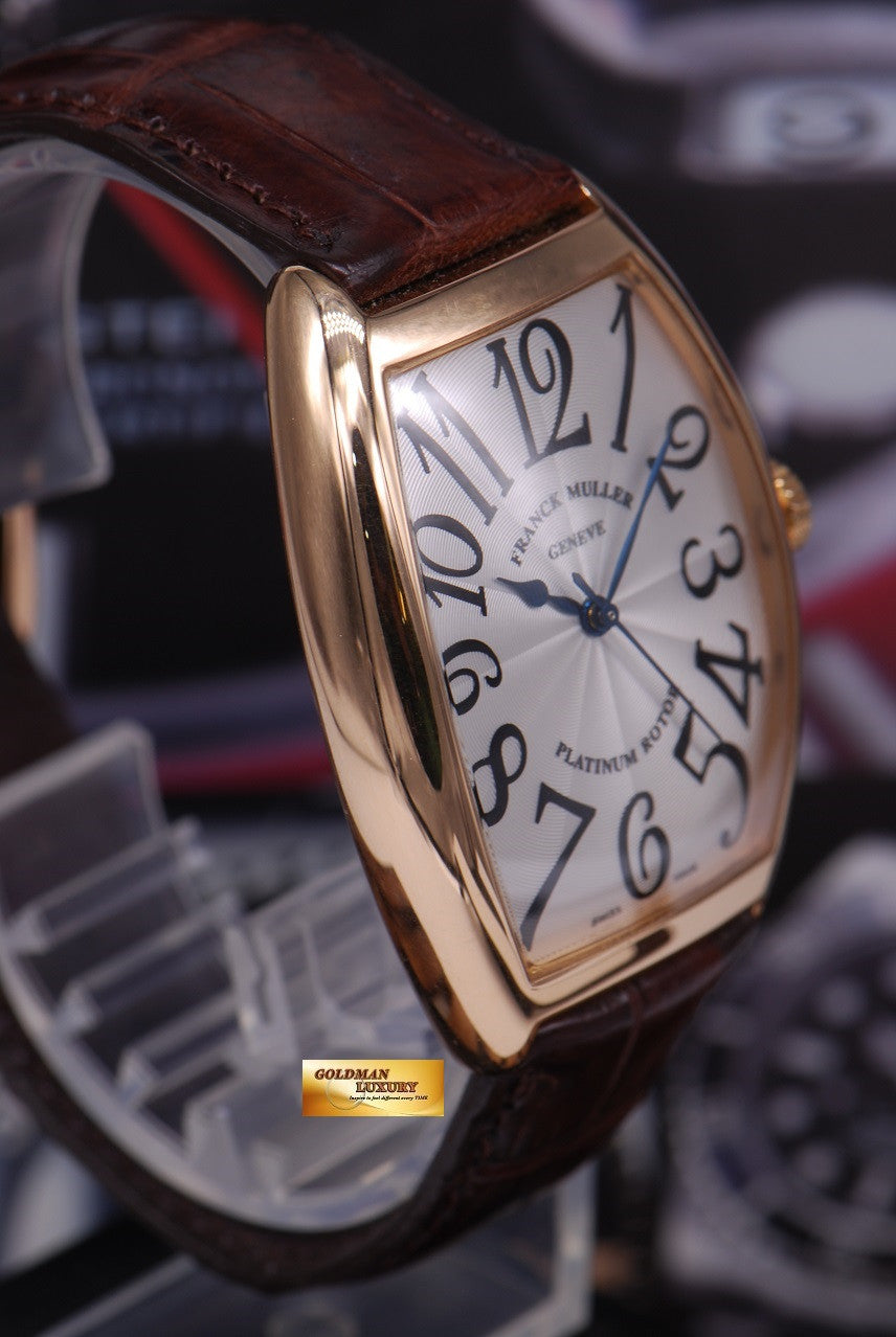 [SOLD] FRANCK MULLER CURVEX 18K ROSE GOLD 6850 SC AUTOMATIC (MINT)