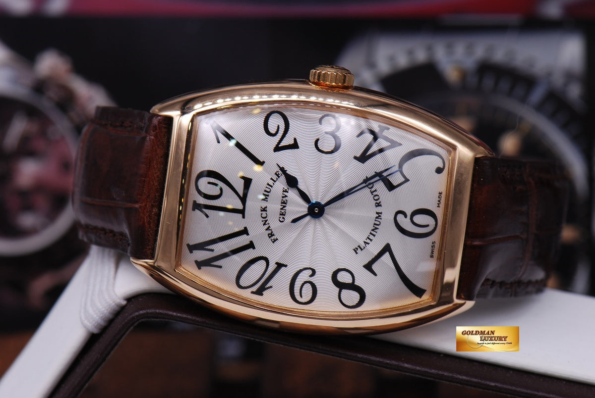 [SOLD] FRANCK MULLER CURVEX 18K ROSE GOLD 6850 SC AUTOMATIC (MINT)