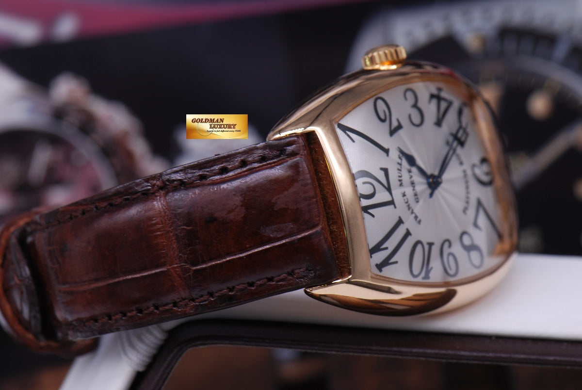 [SOLD] FRANCK MULLER CURVEX 18K ROSE GOLD 6850 SC AUTOMATIC (MINT)