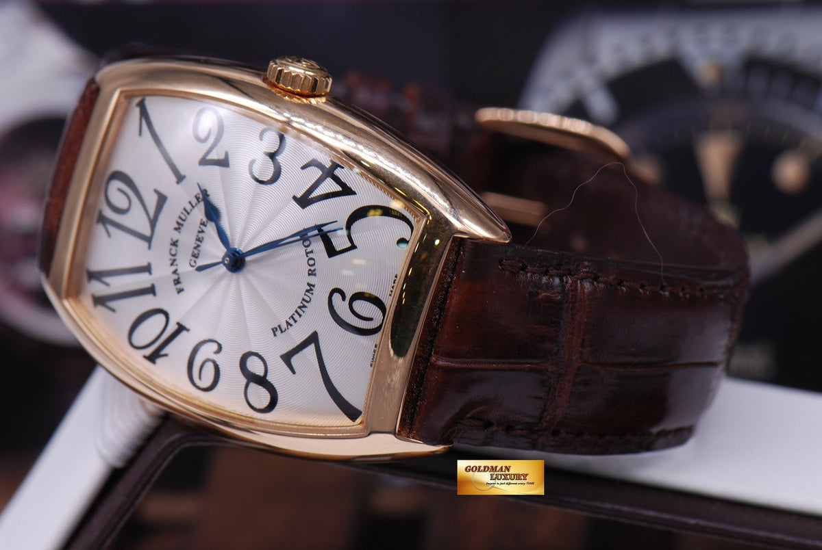 [SOLD] FRANCK MULLER CURVEX 18K ROSE GOLD 6850 SC AUTOMATIC (MINT)