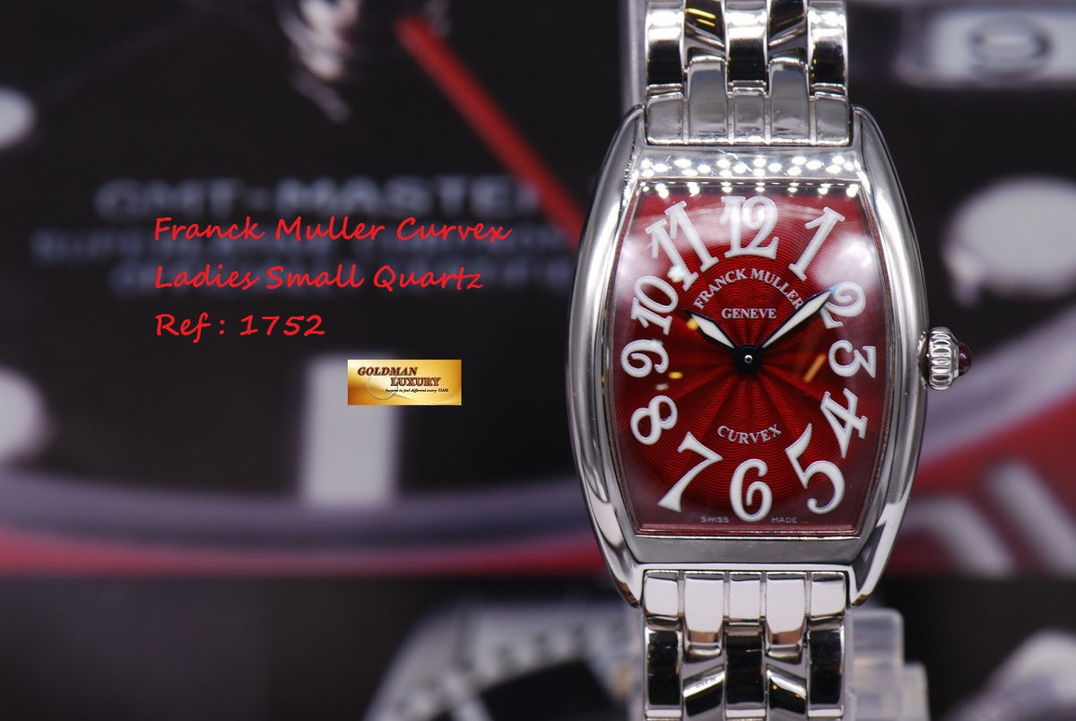[SOLD] FRANCK MULLER CURVEX SS LADIES 1752 QZ SMALL QUARTZ