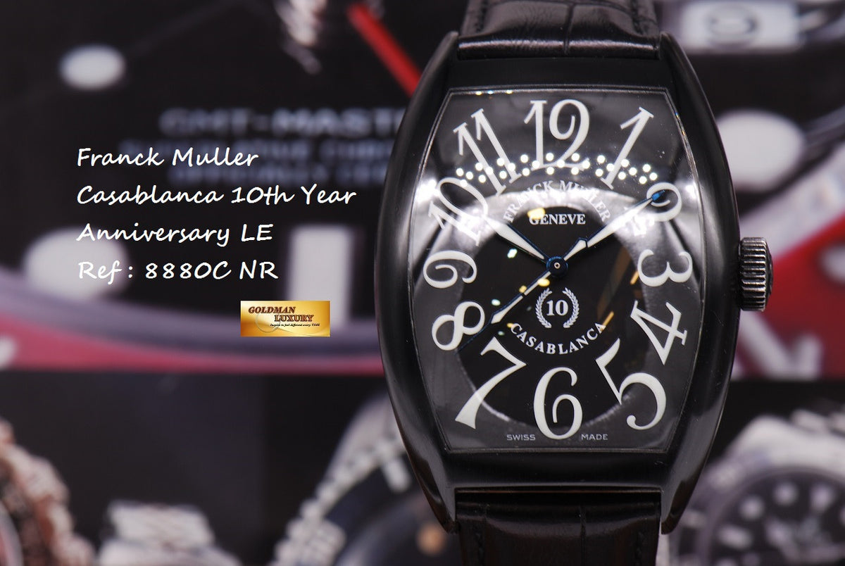 [SOLD] FRANCK MULLER CASABLANCA 10th YEAR ANNIVERSARY 8880 C NR LE AUTOMATIC (NEAR MINT)