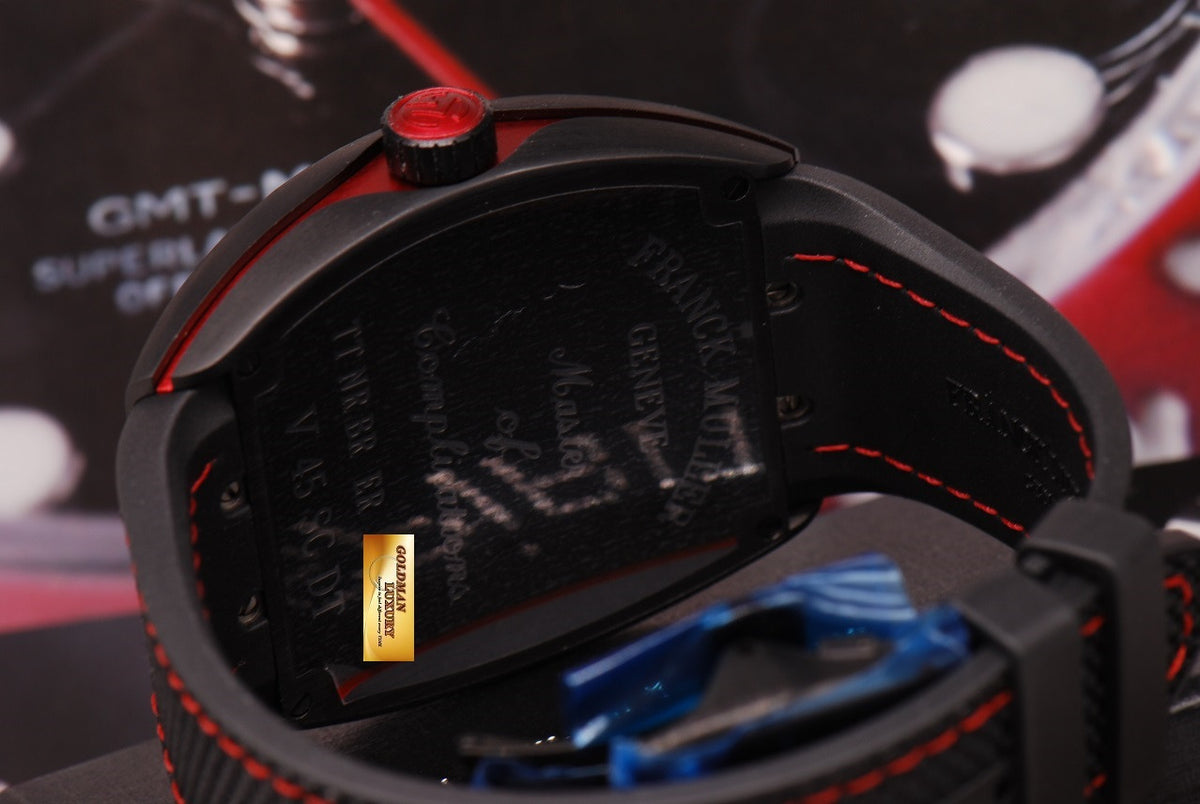 [SOLD] FRANCK MULLER VANGUARD BLACK AUTOMATIC Ref V45SC DT (NEW-UNWORN)