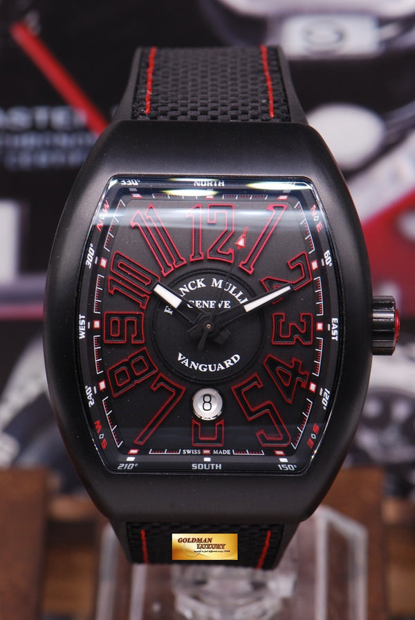 [SOLD] FRANCK MULLER VANGUARD BLACK AUTOMATIC Ref V45SC DT (NEW-UNWORN)
