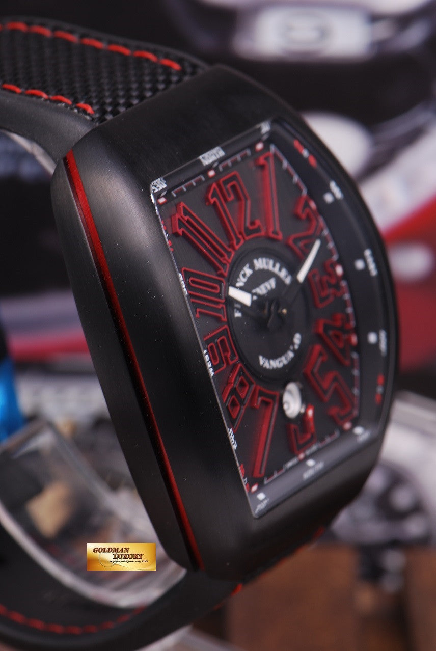 [SOLD] FRANCK MULLER VANGUARD BLACK AUTOMATIC Ref V45SC DT (NEW-UNWORN)