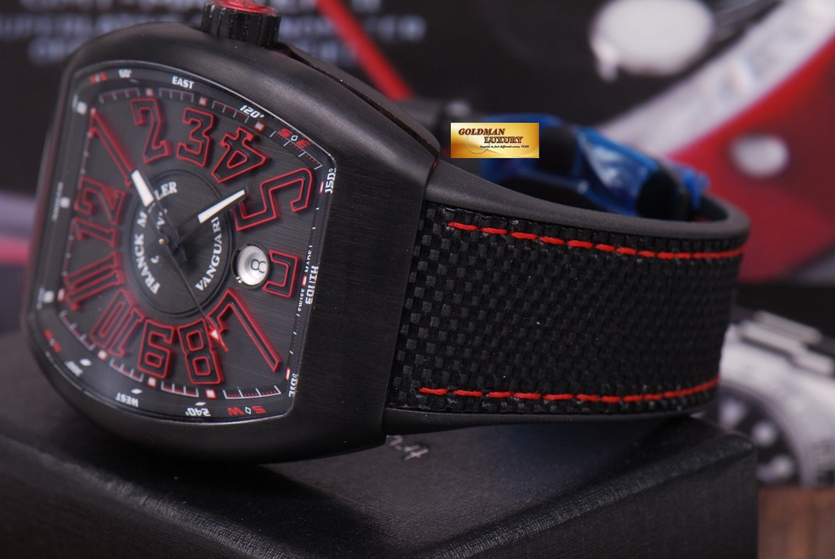 [SOLD] FRANCK MULLER VANGUARD BLACK AUTOMATIC Ref V45SC DT (NEW-UNWORN)