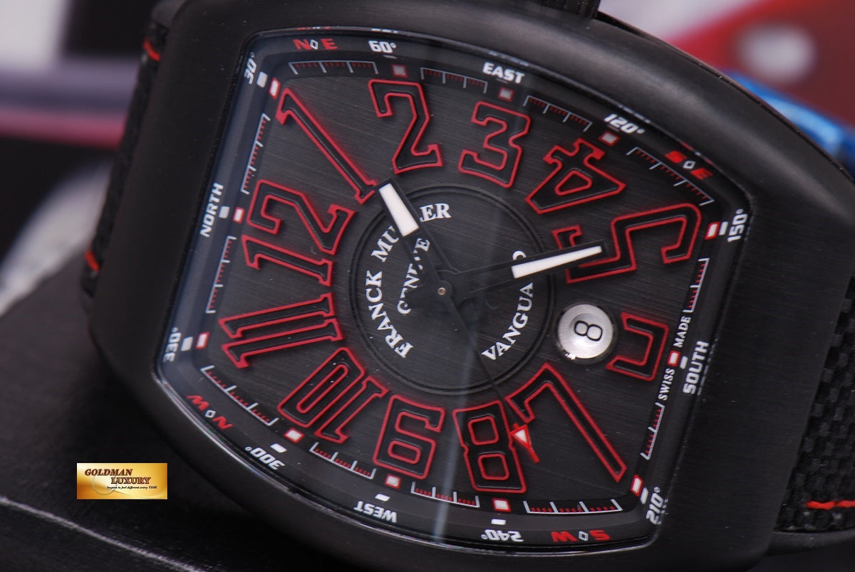 [SOLD] FRANCK MULLER VANGUARD BLACK AUTOMATIC Ref V45SC DT (NEW-UNWORN)