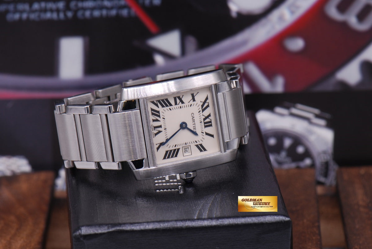 [SOLD] CARTIER TANK FRANCAISE MIDSIZE QUARTZ (MINT)