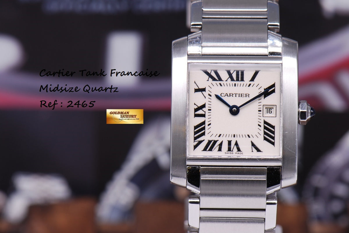 [SOLD] CARTIER TANK FRANCAISE MIDSIZE QUARTZ (MINT)