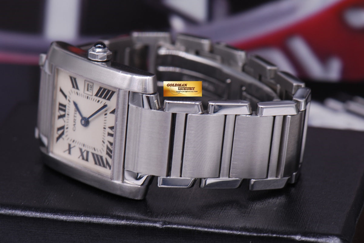 [SOLD] CARTIER TANK FRANCAISE MIDSIZE QUARTZ (MINT)