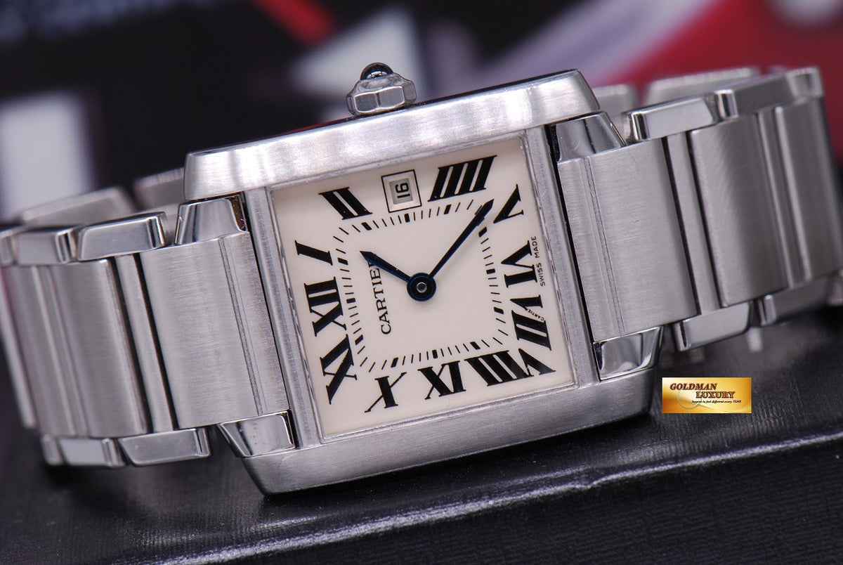 [SOLD] CARTIER TANK FRANCAISE MIDSIZE QUARTZ (MINT)
