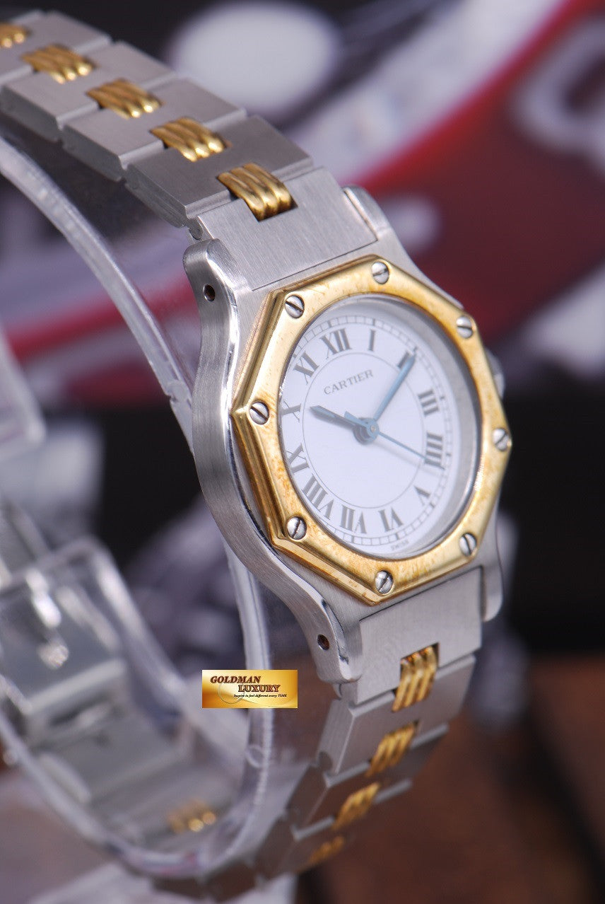 [SOLD] CARTIER SANTOS OCTO HALF-GOLD LADIES SMALL AUTOMATIC (NEAR MINT)