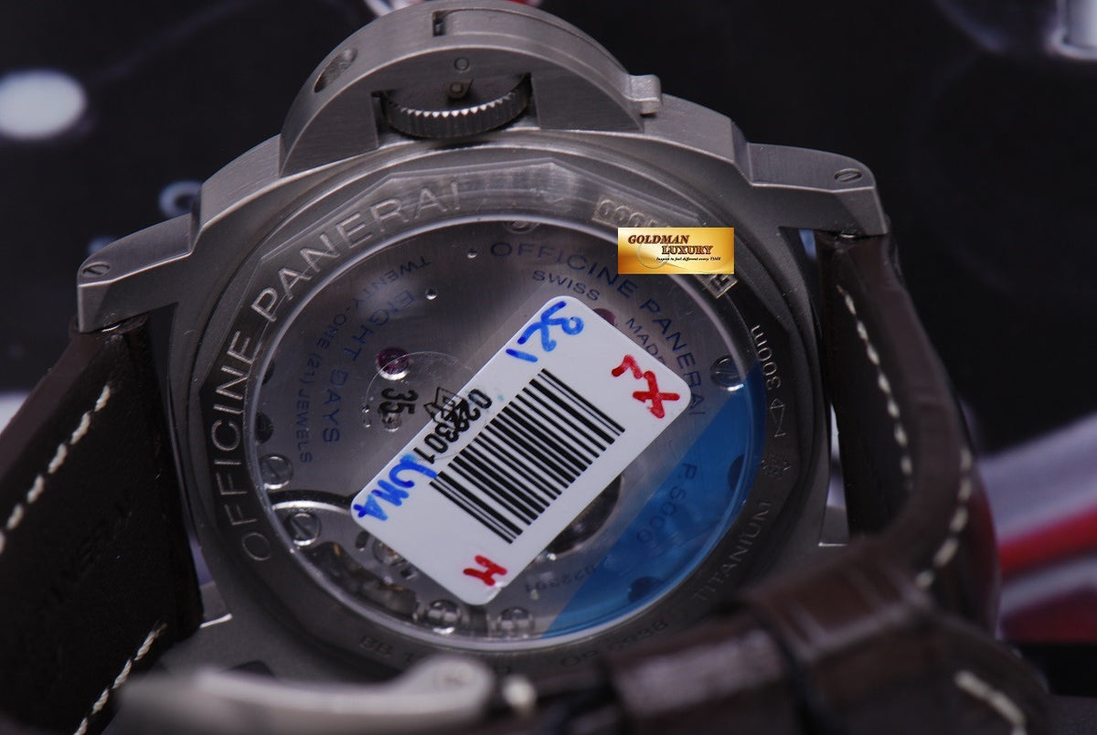 [SOLD] PANERAI LUMINOR TITANIUM 8 DAYS PAM 562 MANUAL (NEW-UNWORN)