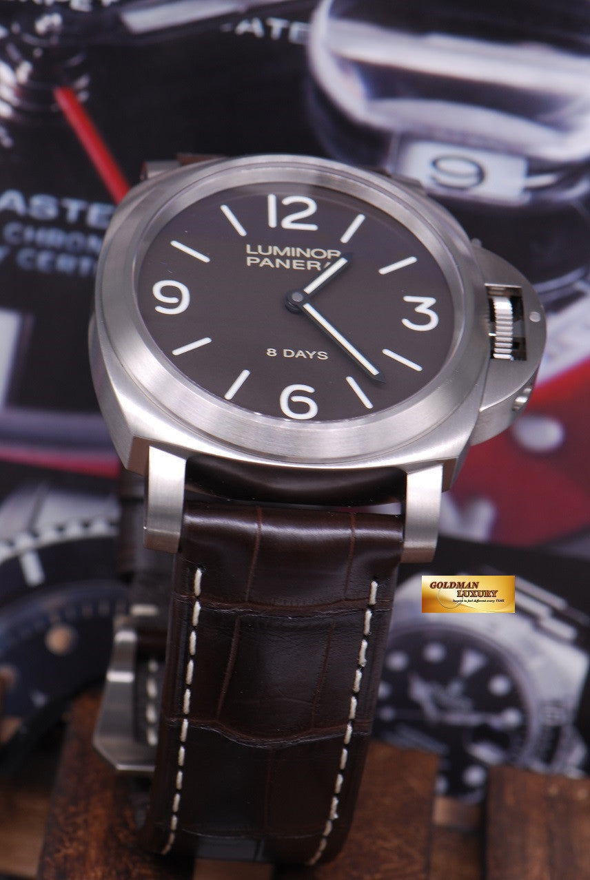 [SOLD] PANERAI LUMINOR TITANIUM 8 DAYS PAM 562 MANUAL (NEW-UNWORN)