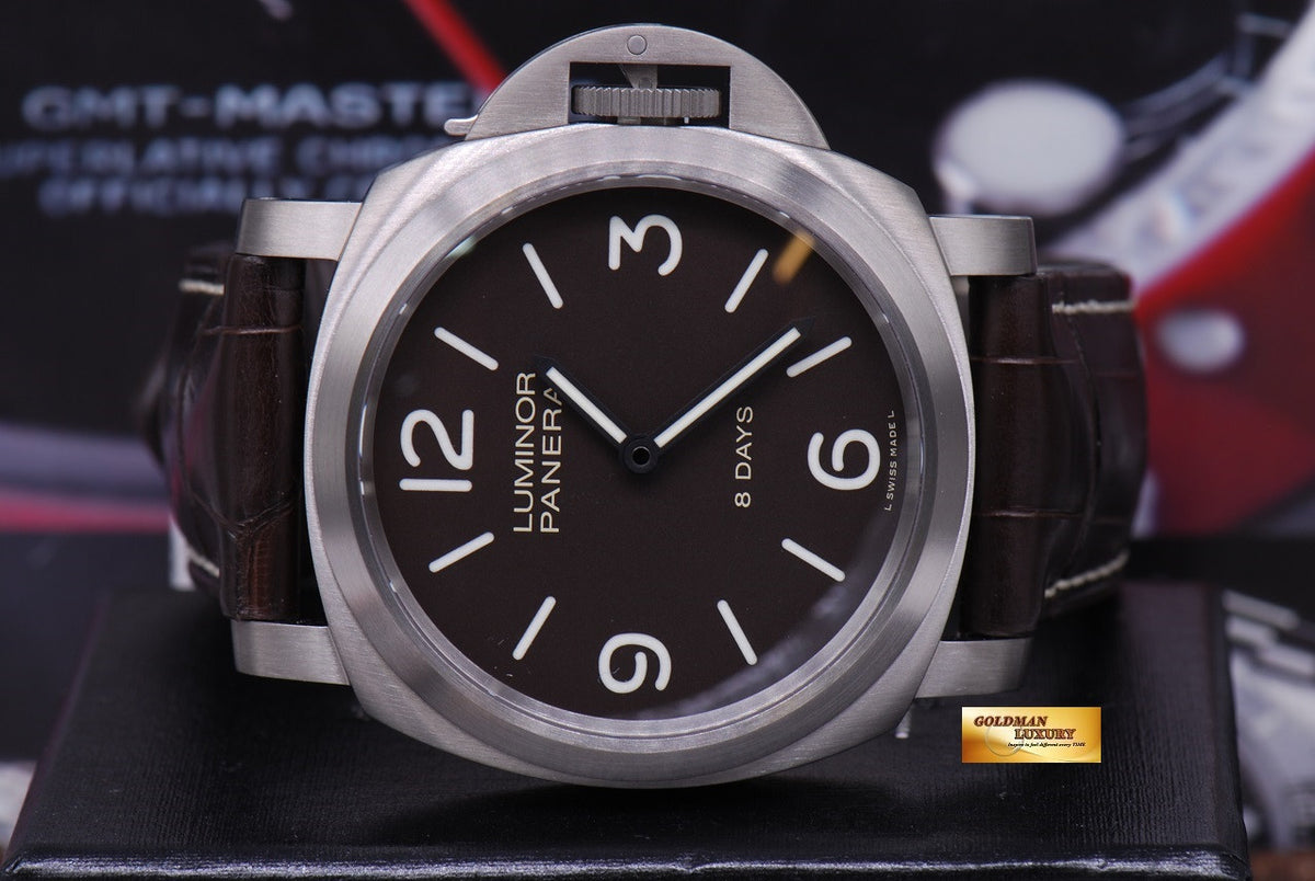 [SOLD] PANERAI LUMINOR TITANIUM 8 DAYS PAM 562 MANUAL (NEW-UNWORN)