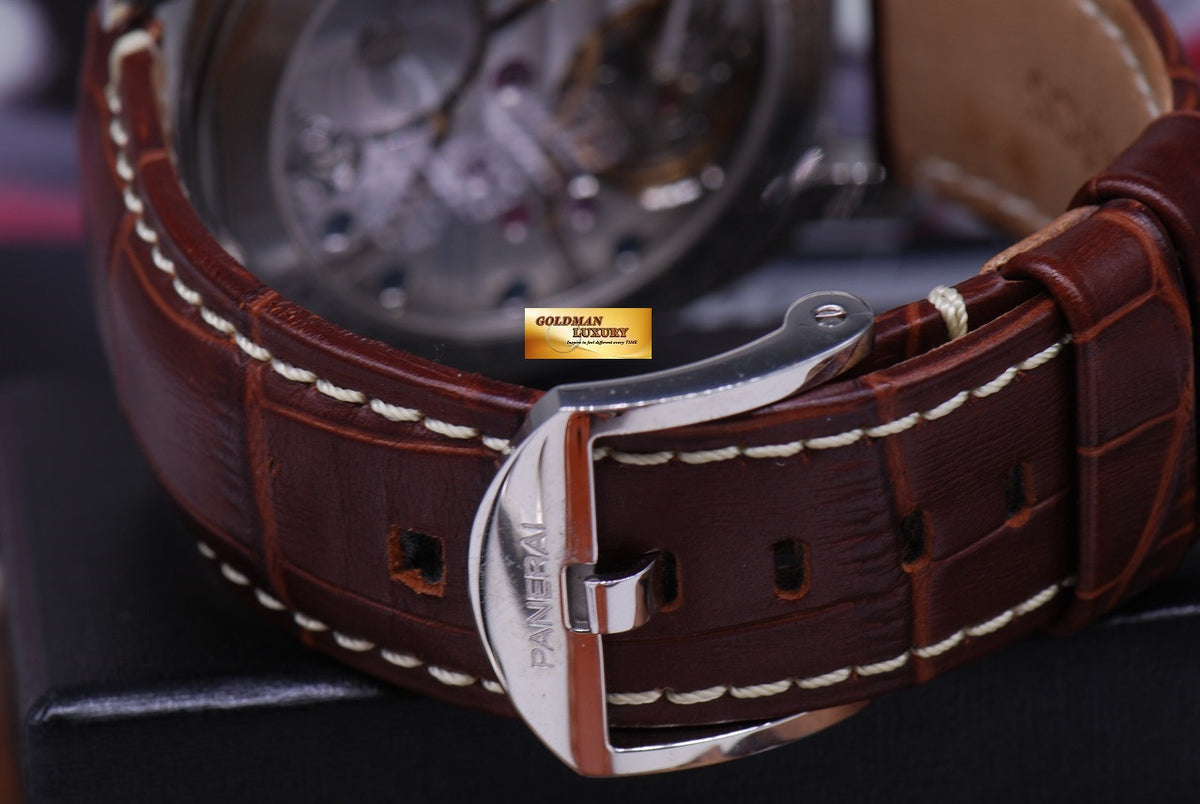 [SOLD] PANERAI LUMINOR MARINA 44mm PAM 113 WHITE MANUAL (MINT)