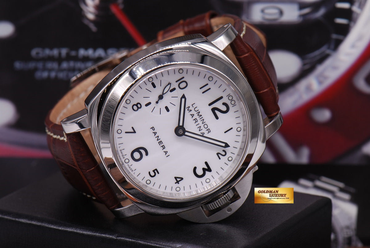 [SOLD] PANERAI LUMINOR MARINA 44mm PAM 113 WHITE MANUAL (MINT)