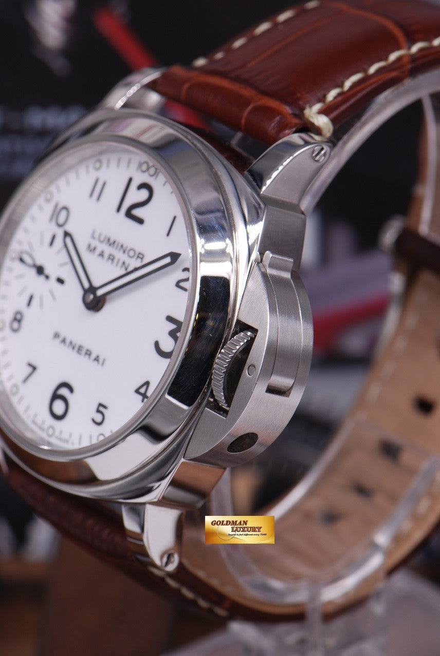 [SOLD] PANERAI LUMINOR MARINA 44mm PAM 113 WHITE MANUAL (MINT)