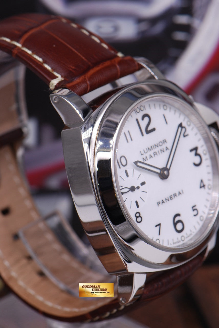 [SOLD] PANERAI LUMINOR MARINA 44mm PAM 113 WHITE MANUAL (MINT)