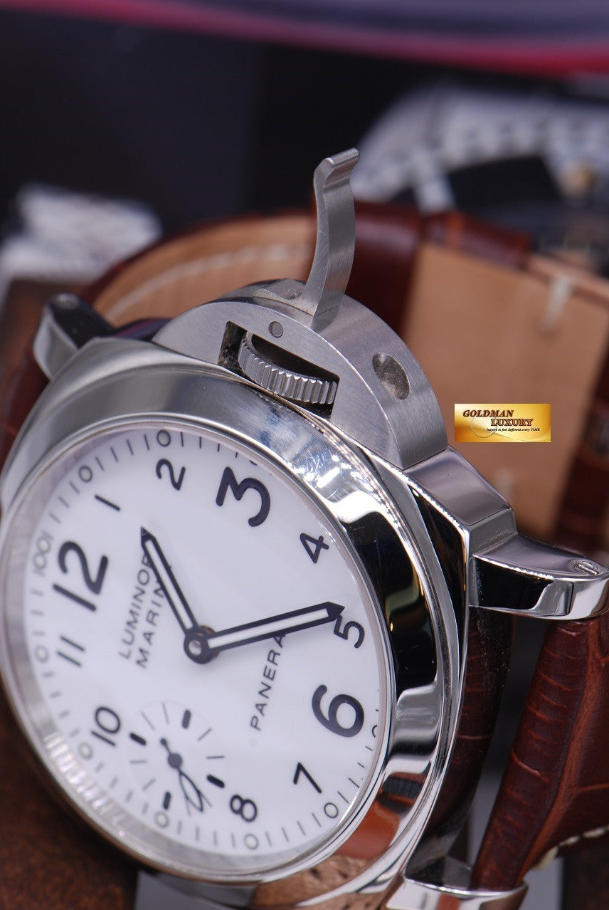 [SOLD] PANERAI LUMINOR MARINA 44mm PAM 113 WHITE MANUAL (MINT)