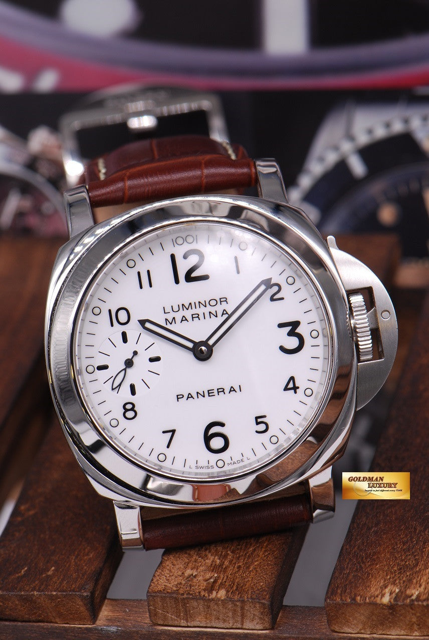 [SOLD] PANERAI LUMINOR MARINA 44mm PAM 113 WHITE MANUAL (MINT)