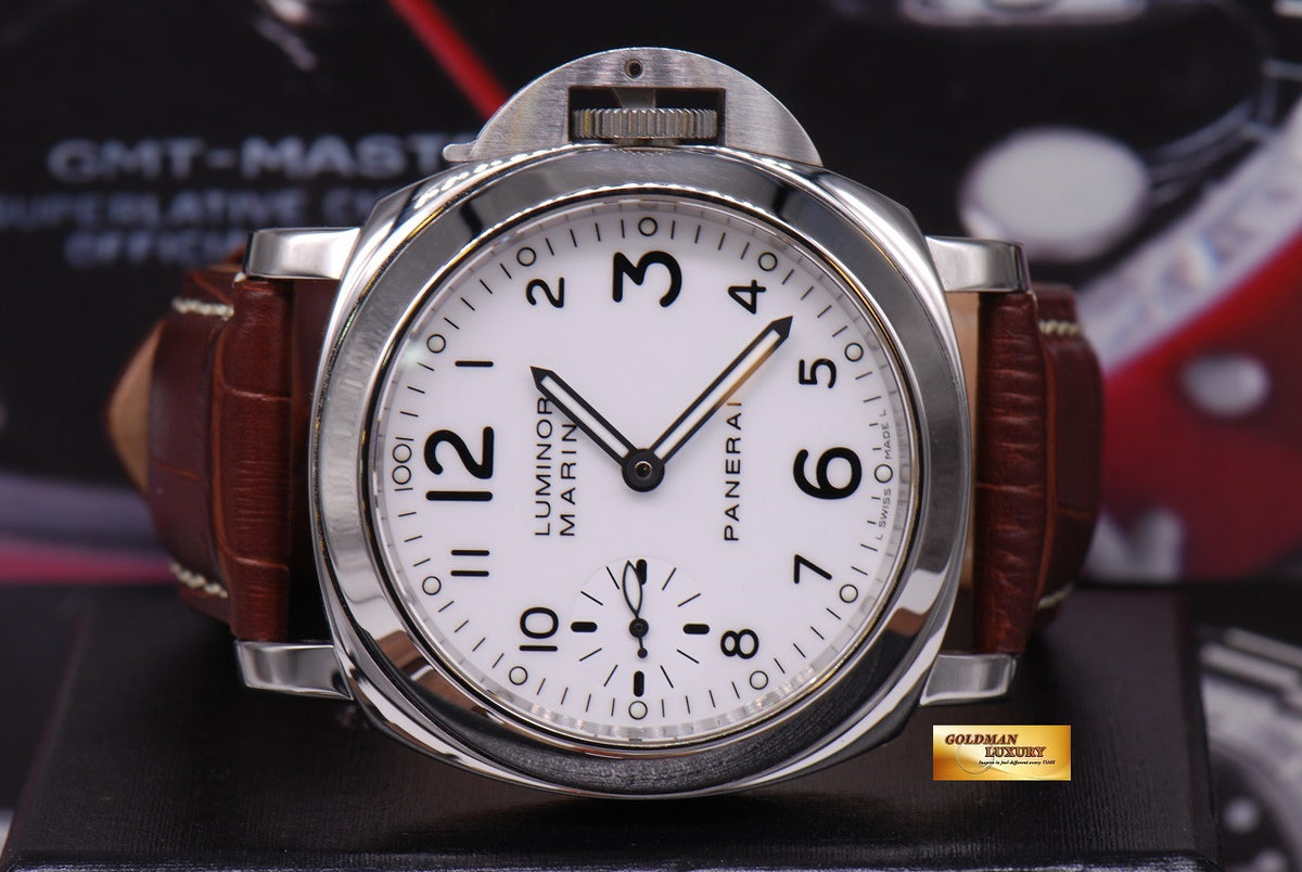 [SOLD] PANERAI LUMINOR MARINA 44mm PAM 113 WHITE MANUAL (MINT)