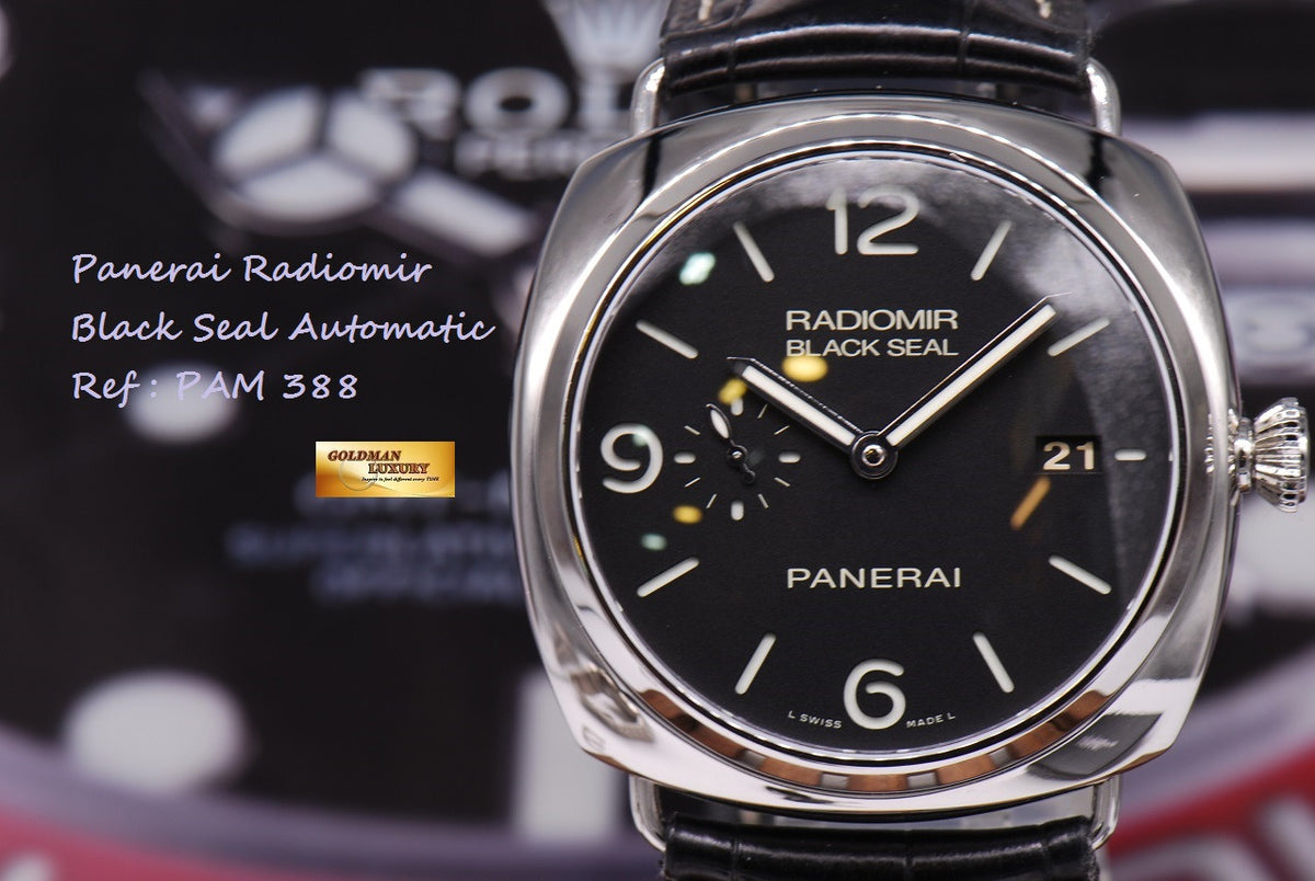 [SOLD] PANERAI RADIOMIR BLACK SEAL PAM 388 AUTOMATIC