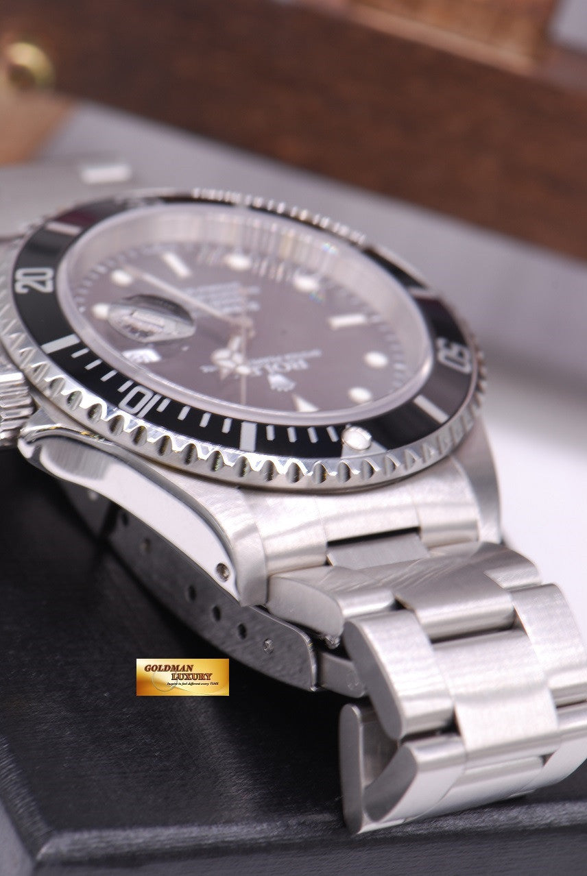 [SOLD] ROLEX OYSTER SUBMARINER BLACK Ref 16610 (LNIB)