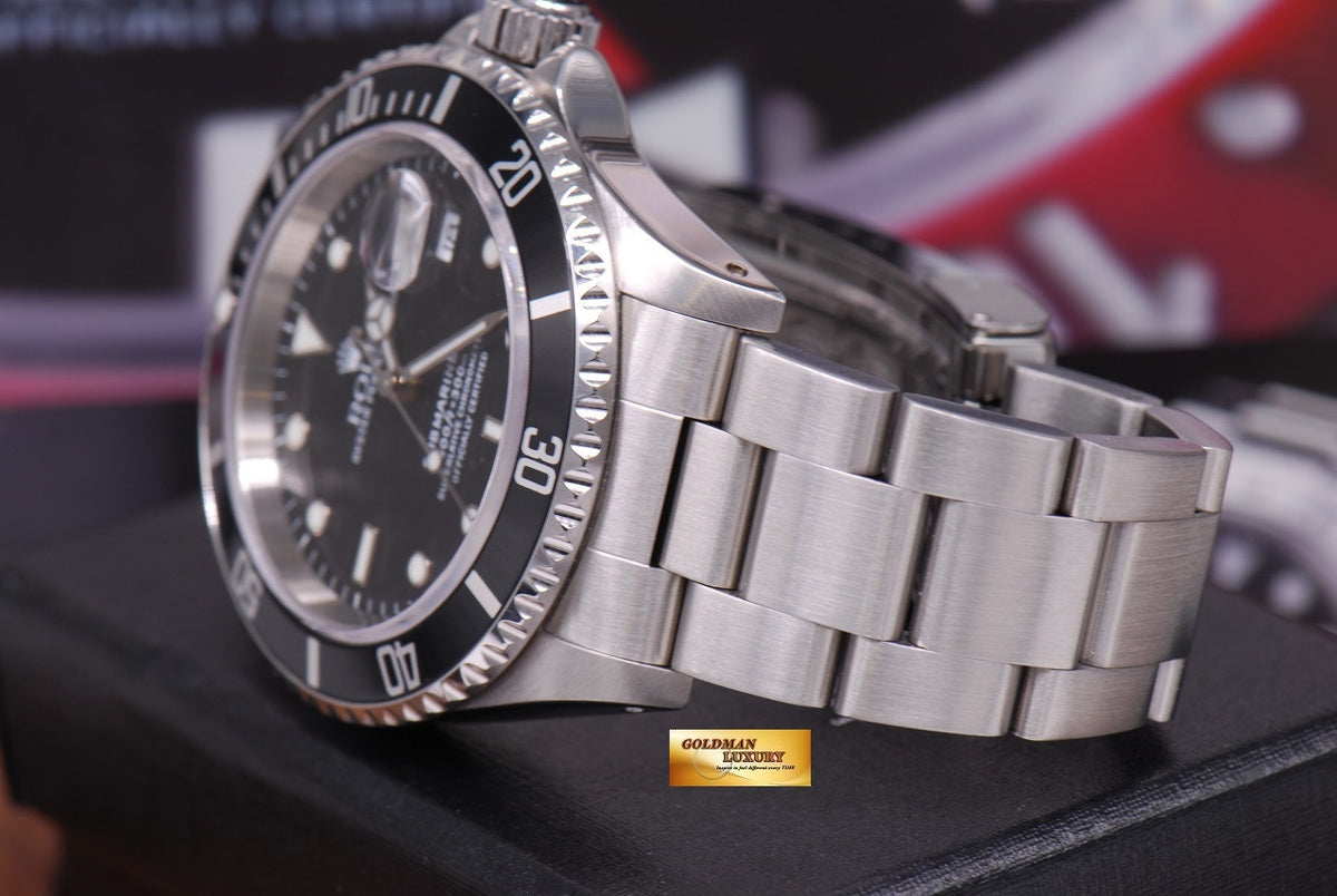 [SOLD] ROLEX OYSTER SUBMARINER BLACK Ref 16610 (LNIB)