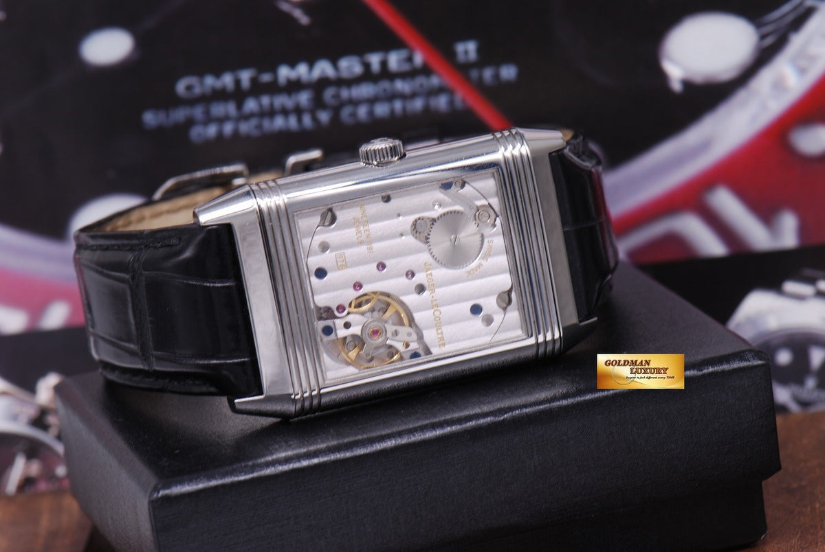 [SOLD] JAEGER LeCOULTRE REVERSO GRANDE STEEL MANUAL (MINT)