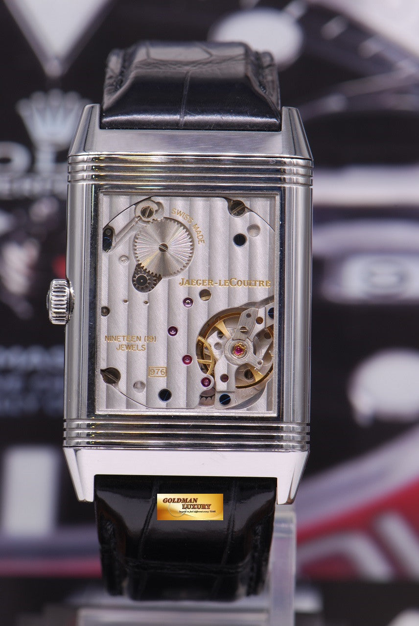 [SOLD] JAEGER LeCOULTRE REVERSO GRANDE STEEL MANUAL (MINT)