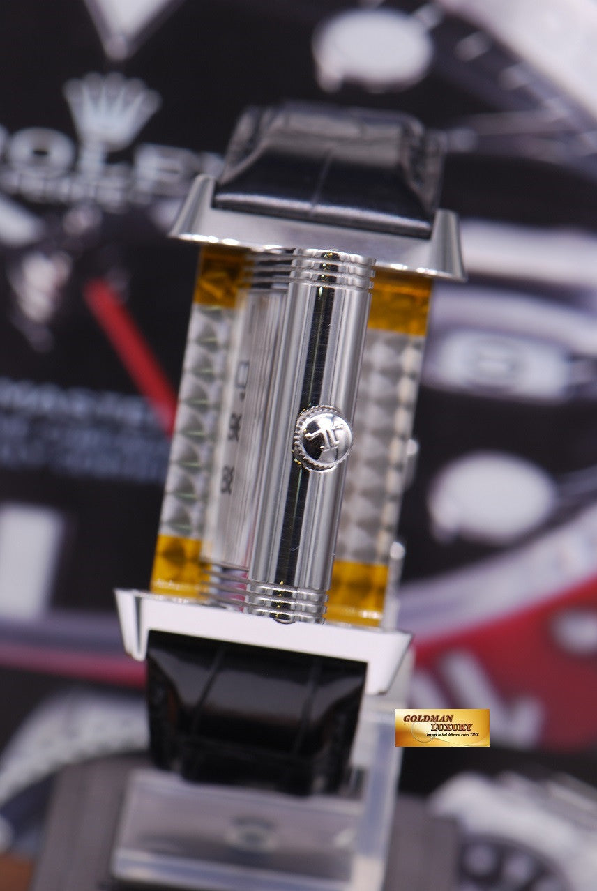 [SOLD] JAEGER LeCOULTRE REVERSO GRANDE STEEL MANUAL (MINT)