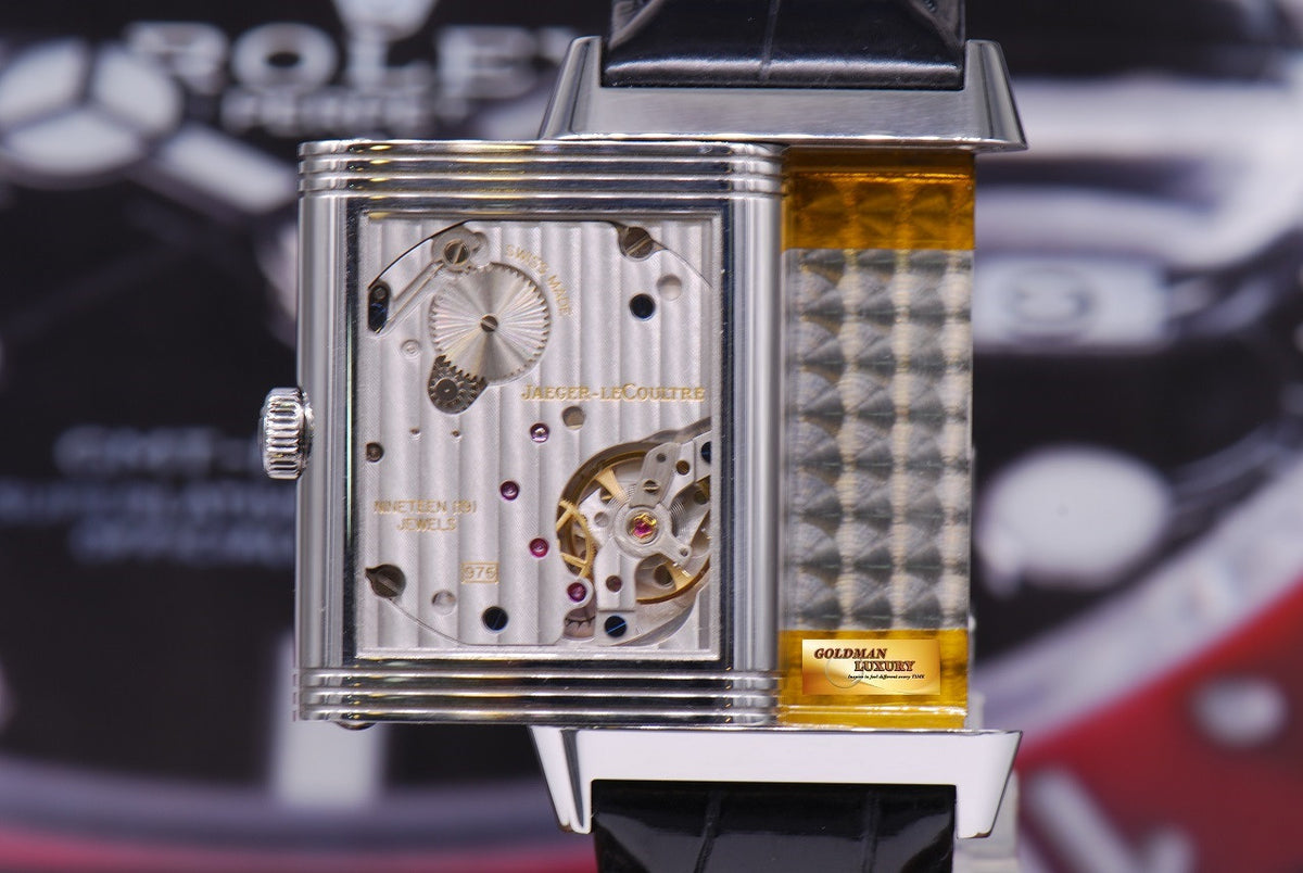[SOLD] JAEGER LeCOULTRE REVERSO GRANDE STEEL MANUAL (MINT)