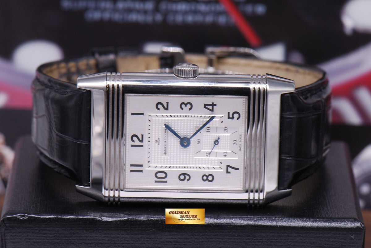 [SOLD] JAEGER LeCOULTRE REVERSO GRANDE STEEL MANUAL (MINT)