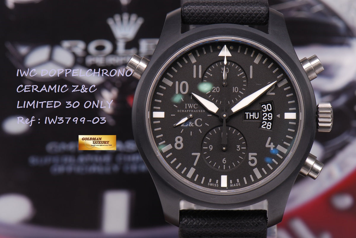 [SOLD] IWC DOPPELCHRONOGRAPH CERAMIC Z&C LIMITED EDITION 30 PIECES