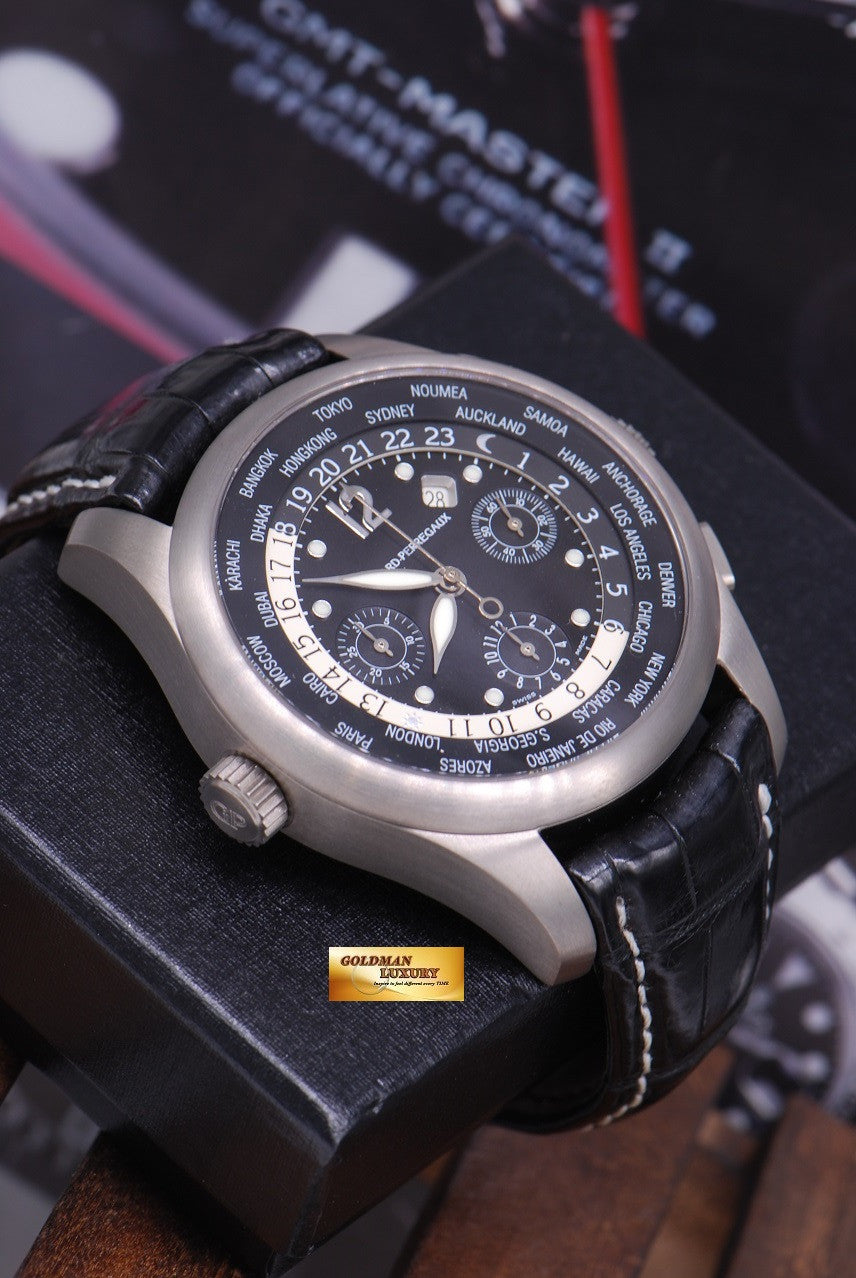 [SOLD] GIRARD PERREGAUX WW.TC WORLD TIMER CHRONOGRAPH TITANIUM 4980 (MINT)